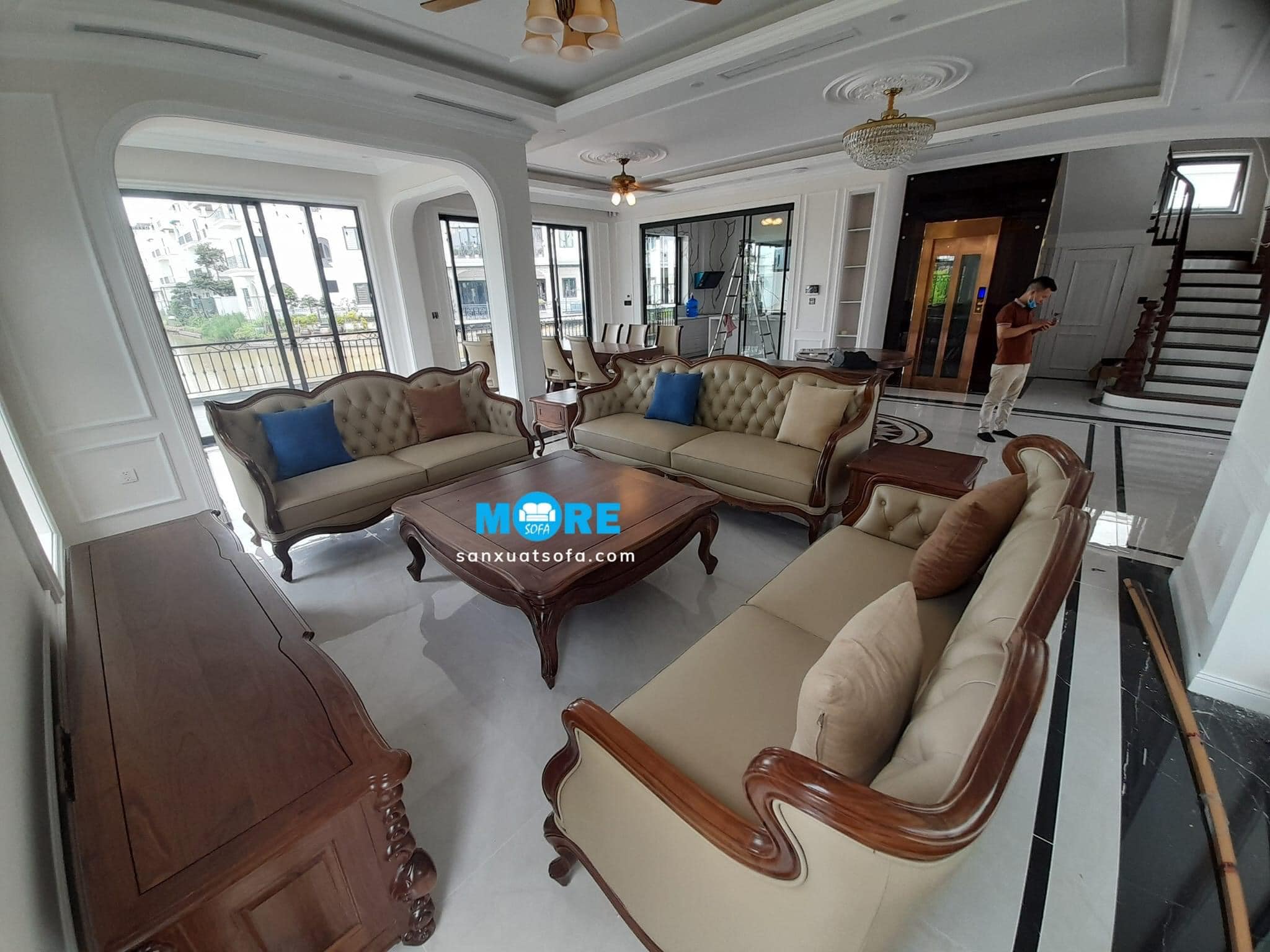  * Sofa tân cổ điển MoreSofa – Tinh hoa của sự kết hợp giữa cổ điển và hiện đại